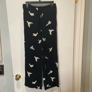 Black Philosophy Wide Leg Pant XS